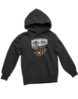 Aber Valley Faded Retro Colour Badge Hoodie For Adults & kids