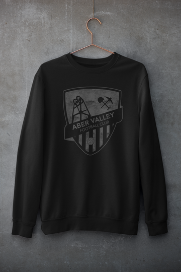 Aber Valley Faded Retro Badge Sweatshirt For Adults & kids