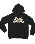 Aber Valley Cartoon Hands Love Heart Hoodie For Adults & kids