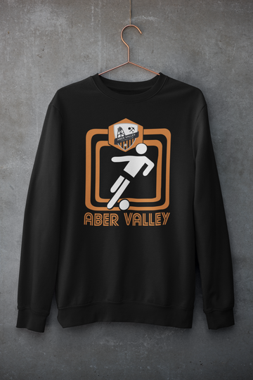 Aber Valley Retro Stick Player Sweatshirt For Adults & kids